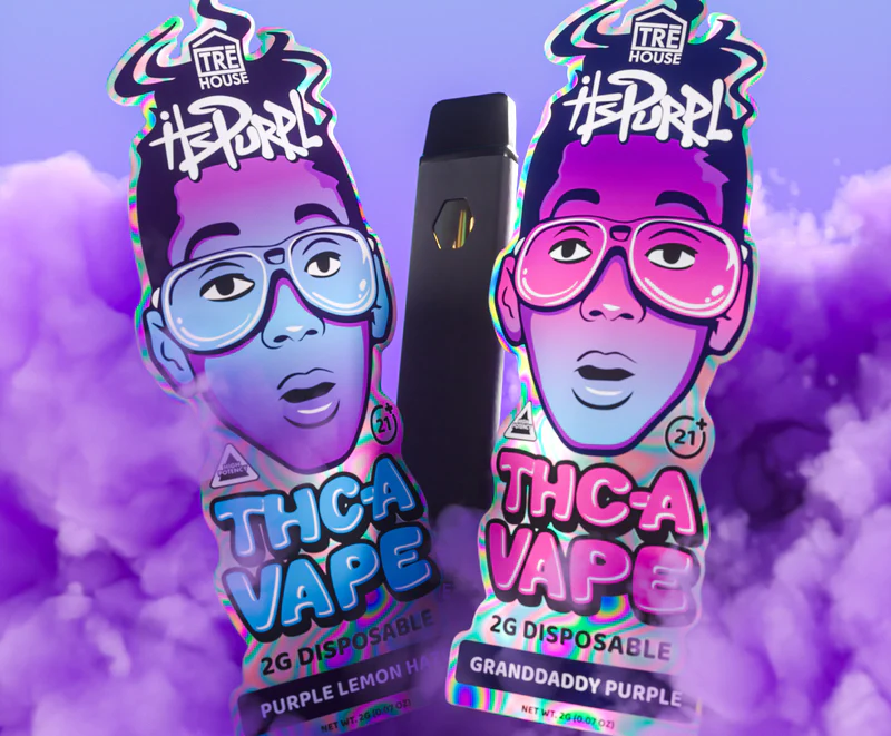 TRĒ House ItsPurpl Granddaddy Purple THCA Vape Pen